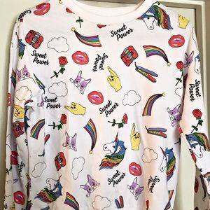 H&M Printed Sweatshirt size SMALL.